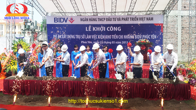 Lễ khởi công chi nhánh BIDV Phúc Yên